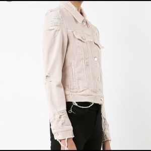 J Brand Distressed Denim Jacket